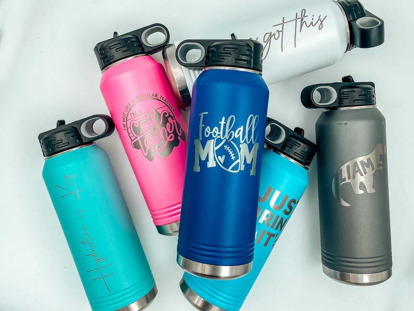 Laser Engraved Biosteel Water Bottle Custom Laser Engraving -  Canada